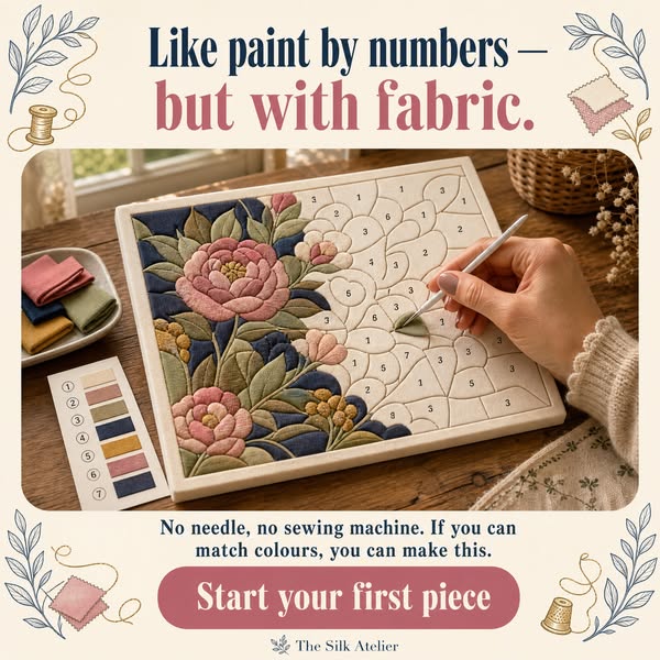Turn fabric scraps into museum-quality wall art