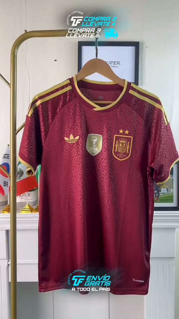 Camiseta España Copa del Mundo 2026 — Envío gratis
