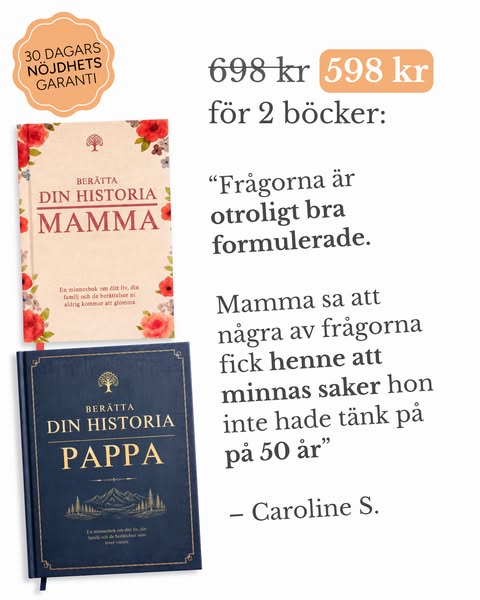 En gåva som aldrig glöms bort