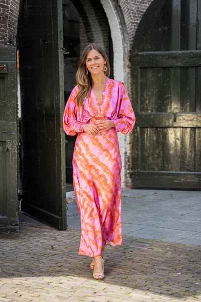 Gossip kleding jurken, Maat S/M, Kleur Paars - MAXI JURK VIOLET