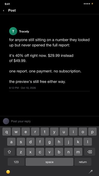 One Number. Full Insight
