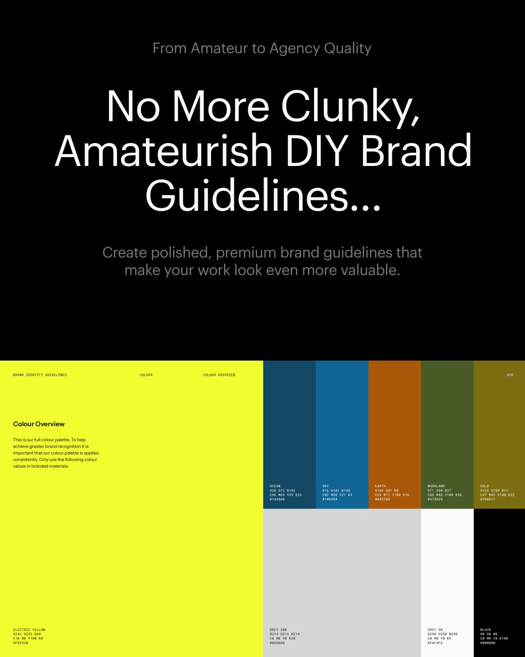No More Clunky, Amateurish DIY Brand Guidelines