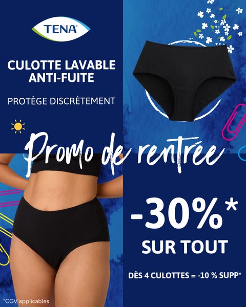 PROMO DE RENTRÉE : -30 % sur tout