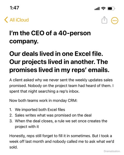 Stop being the handover between teams