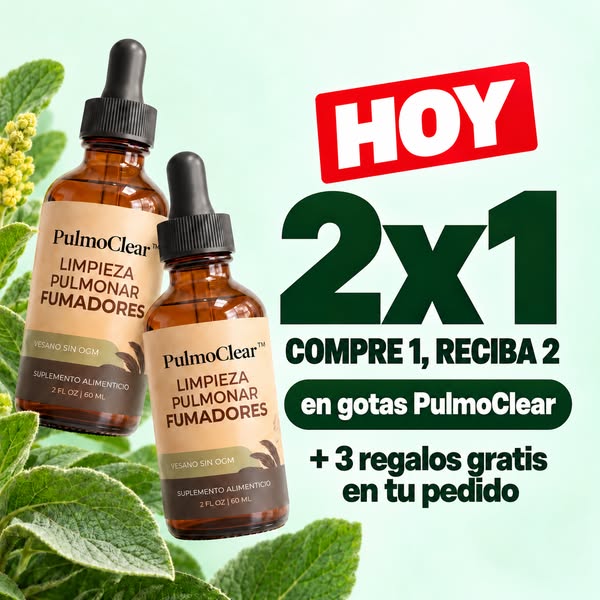 HOY: 2x1 en gotas PulmoClear