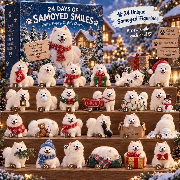 24 Tage Samojeden-Lächeln