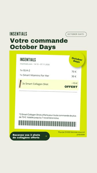 3 shots de collagène offerts