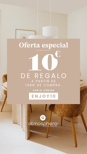 10€ de descuento desde 149€ de compra
