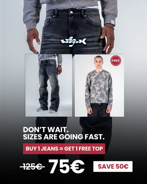 FLARE FIT JEANS [BLACK]