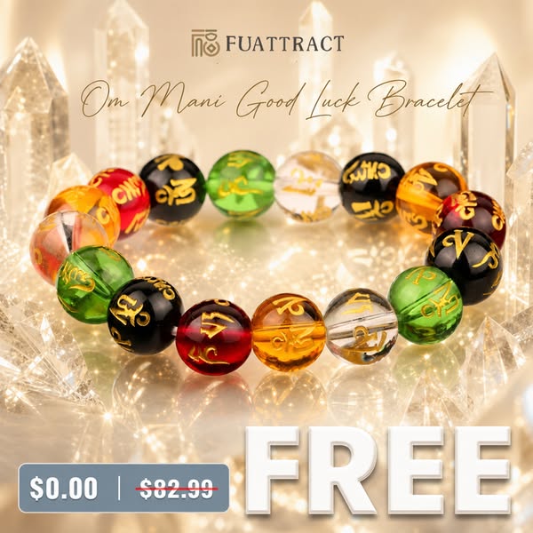 $82.99 Value Om Mani Bracelet FREE Today