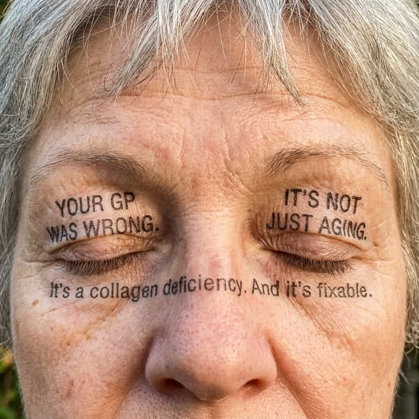 Your Droopy Eyelids Aren’t Aging — They’re a Collagen Deficiency. And Most Eye Creams Are Built For The Wrong Problem.