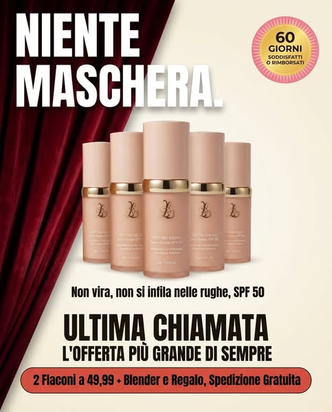 Ancora pochi flaconi prima dell'esaurimento