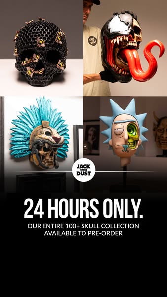 24 HOURS TO PRE-ORDER YOUR SKULL