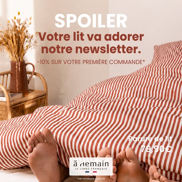 10 % sur votre première commande