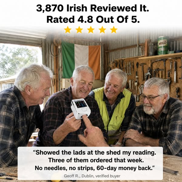 5-second reading. No needles. Ever.
