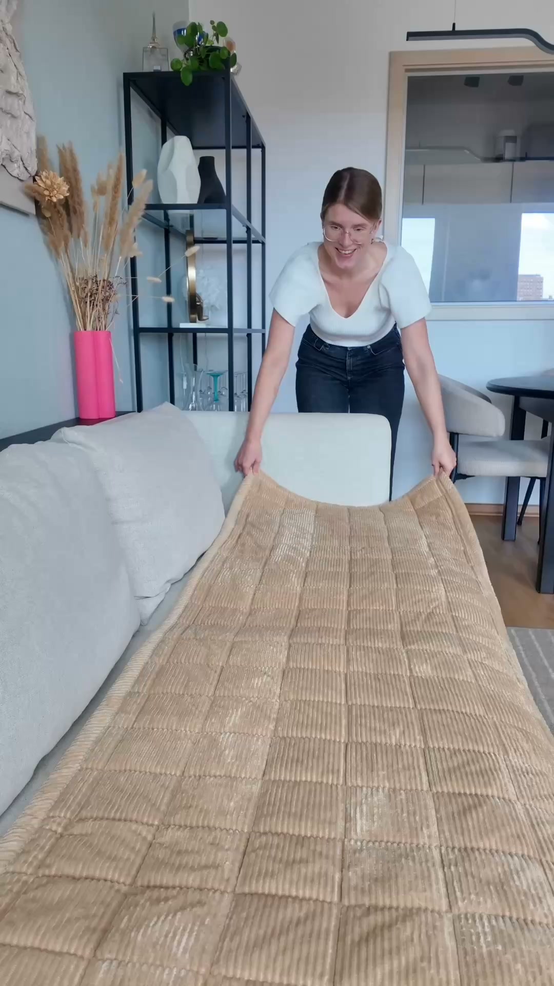 Sofaschutz, der liegen bleibt