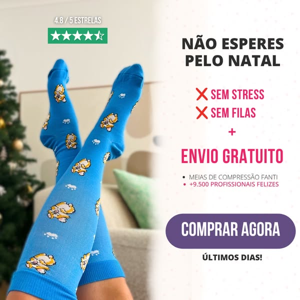Pernas leves do início ao fim do turno