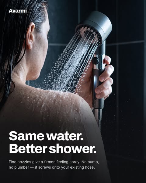 Rinsing shampoo shouldn't take all morning.