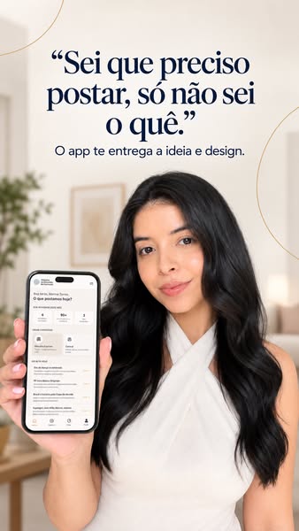 Conteúdo pronto em 30s.