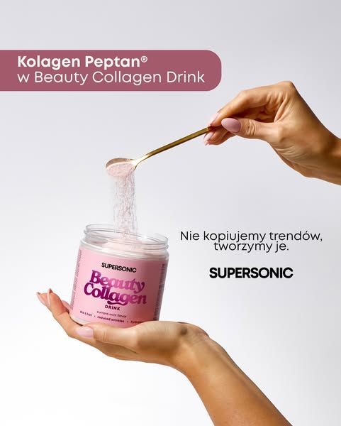 Kolagen do Picia na Skórę, Napój SUPERSONIC Collagen Beauty Drink