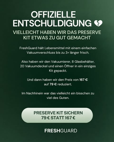 Sichere dir dein Set, bevor dieses Angebot weg ist.