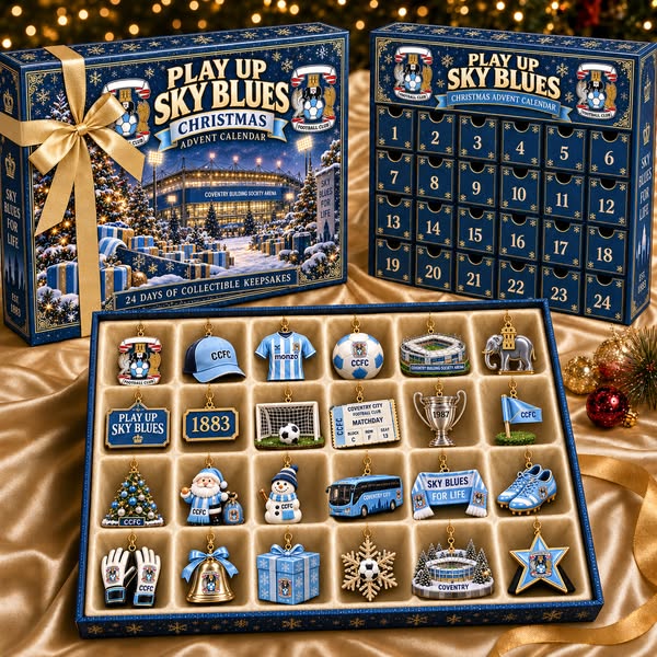 Play Up Sky Blues! Football Christmas Advent Calendar