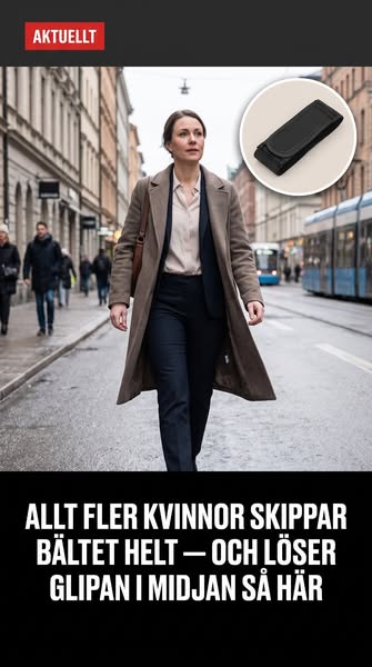 Allt fler kvinnor skippar bältet helt — och löser glipan i midjan så här