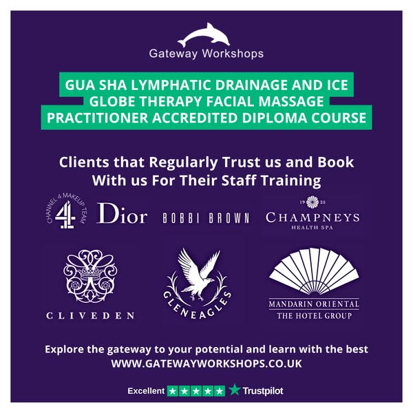 Train in Gua Sha Lymphatic Drainage and Ice Globe Therapy Facial MassageTechniques