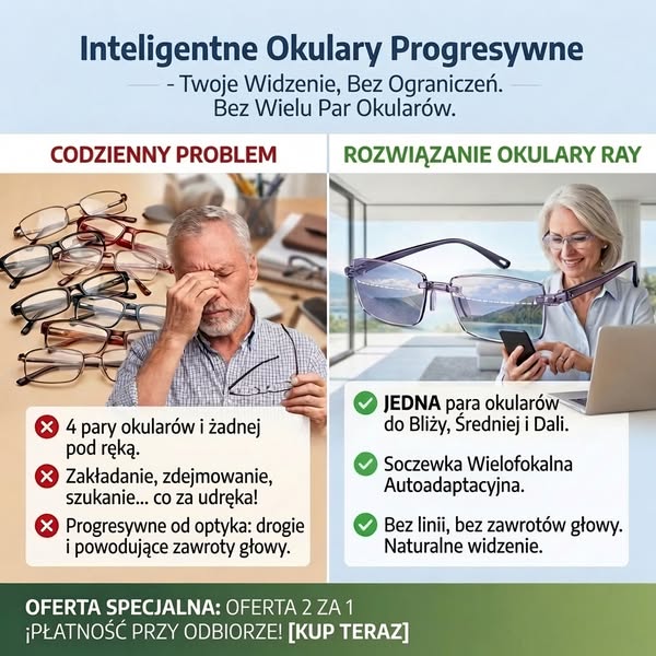 Ponad 34 000 Polaków pożegnało problem ciągłego zmieniania okularów