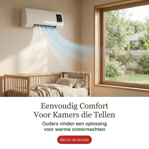 Je koopt verkoeling vóór de hittegolf. Niet tijdens.