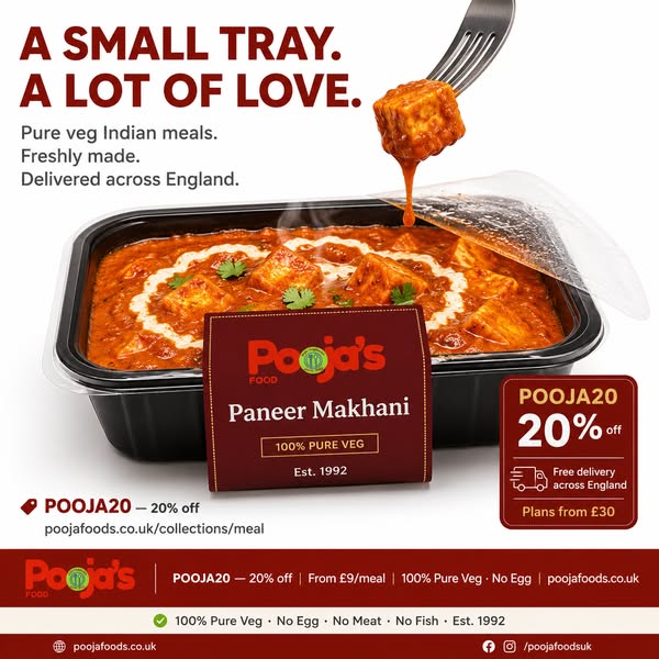 Get 20% OFF with code POOJA20