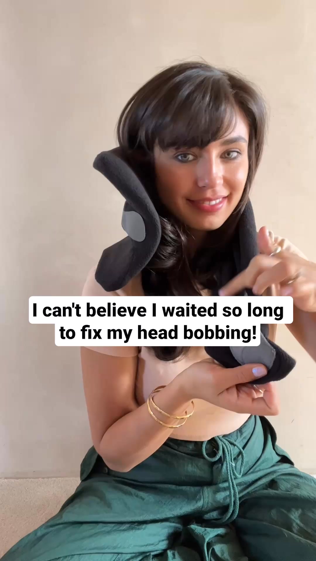 No more head bobbing on flights!