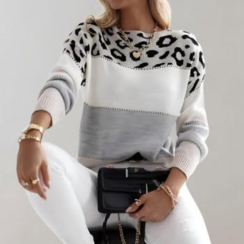 Laluna® | Trui Met Luipaardprint