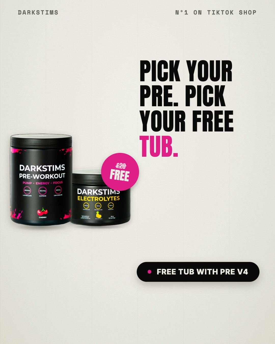 Buy PRE V4, Get Electrolytes FREE