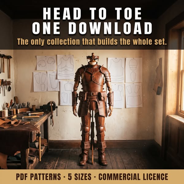 The Leather Armory - 30+ Cosplay & Fantasy Patterns