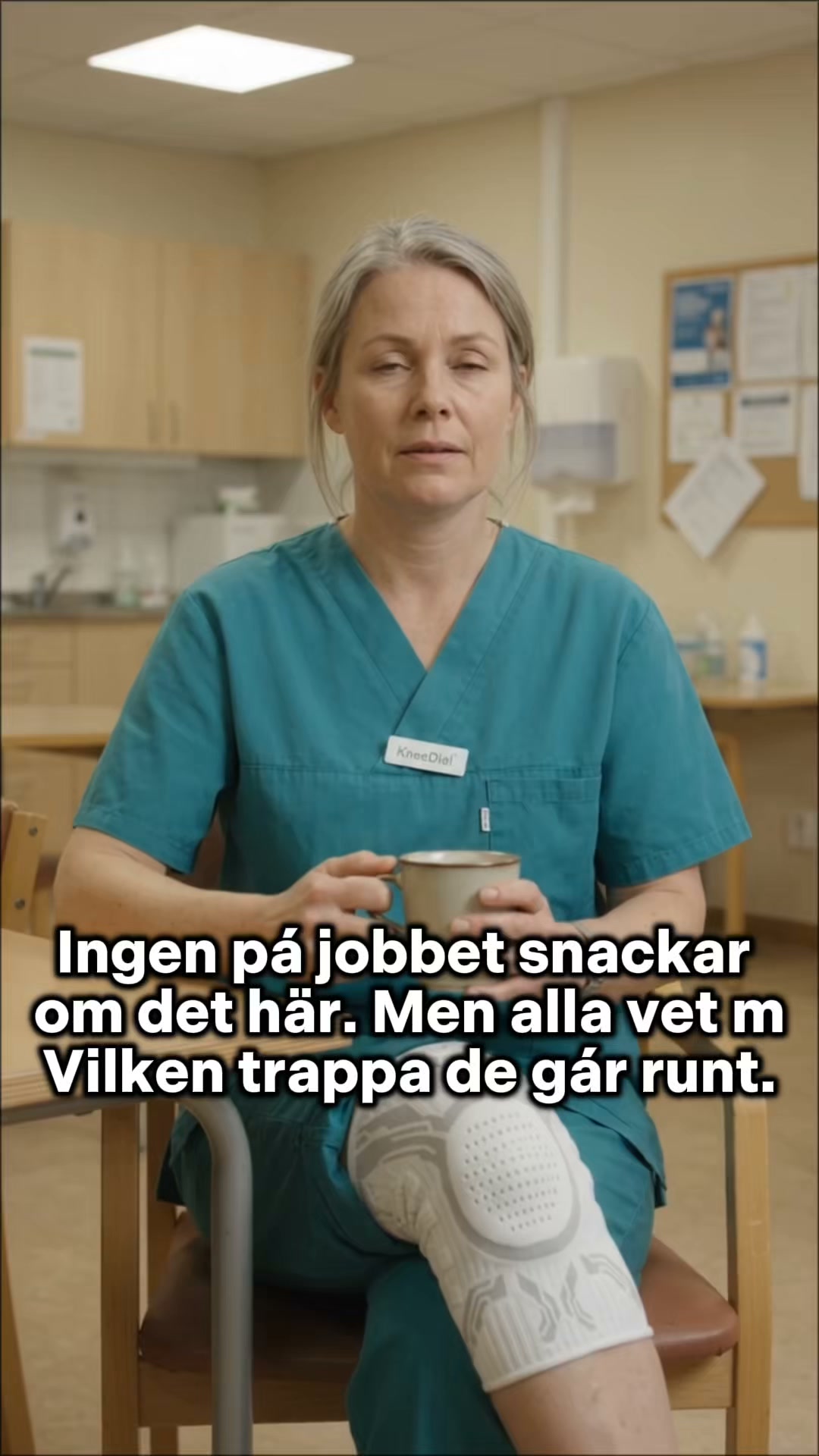 Knäortos med justerbart stöd
