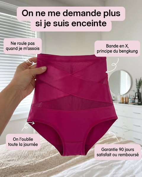 Ventre tenu à plat, tout de suite.