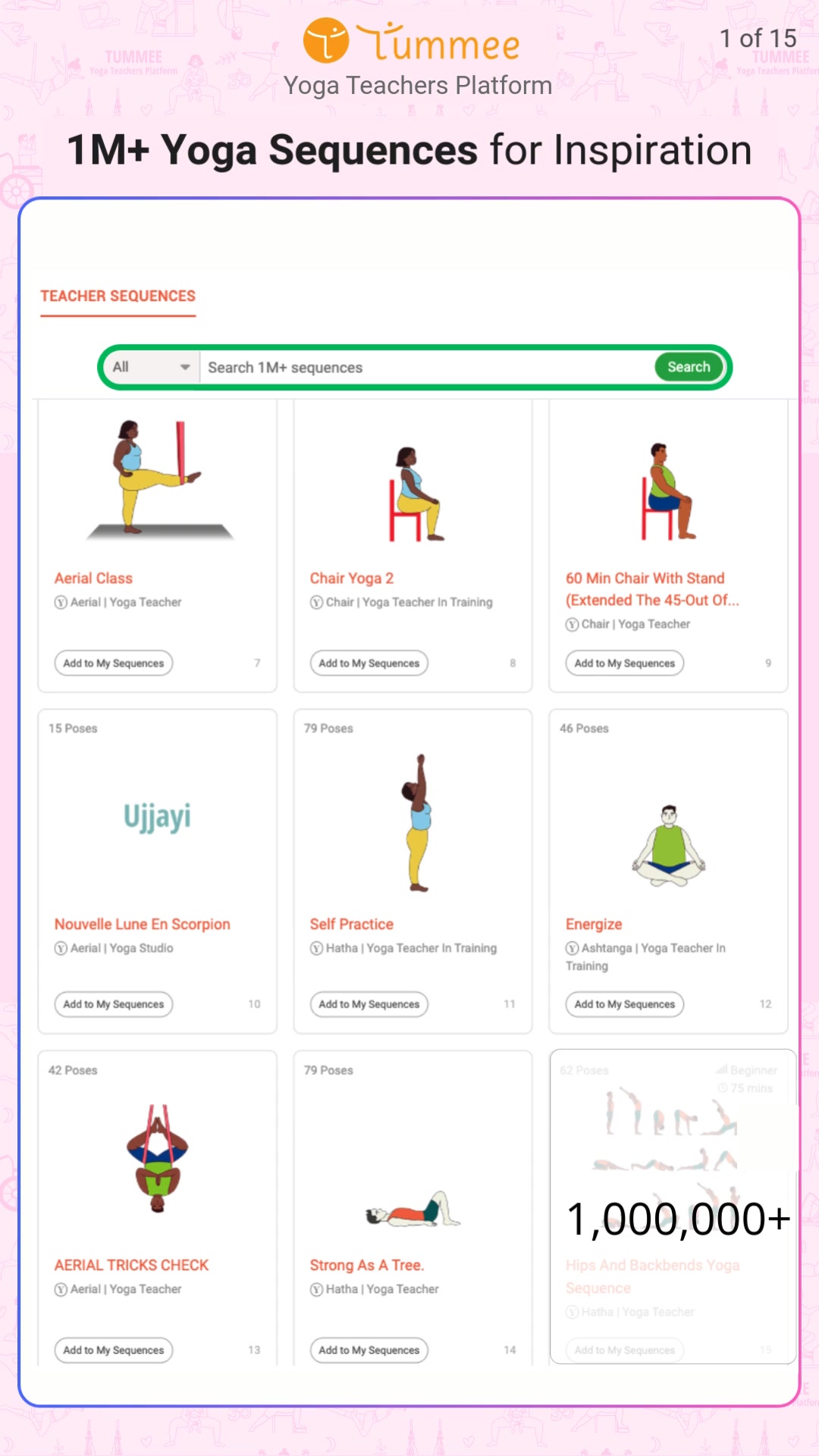 1M+ Sequences across 75+ Styles to Ignite Instant Class Ideas