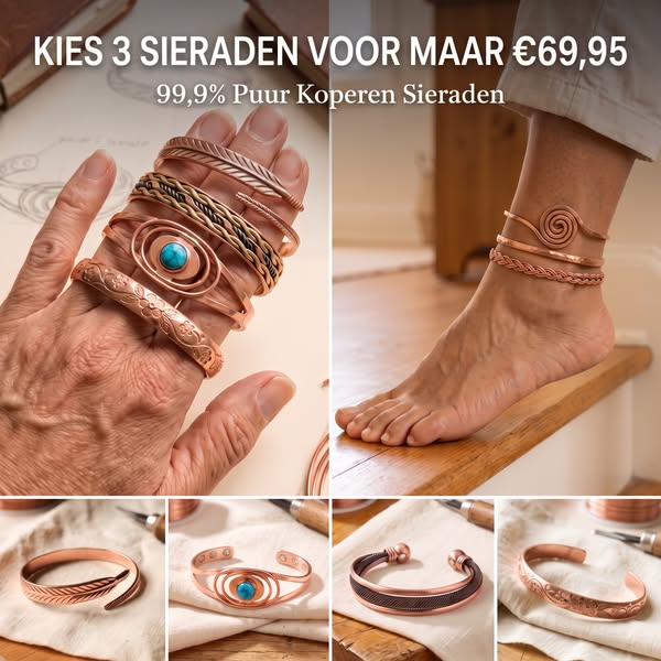 3 sieraden voor €69,95