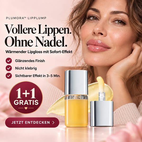 Vollere Lippen in 3 Minuten Ohne Nadeln, ohne Termin 1+1 GRATIS – nur kurze Zeit