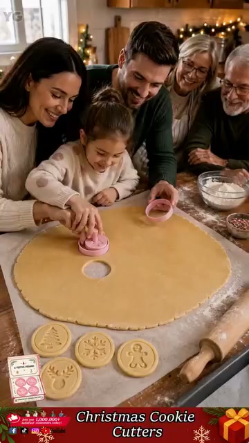 Préparez de jolis biscuits en famille