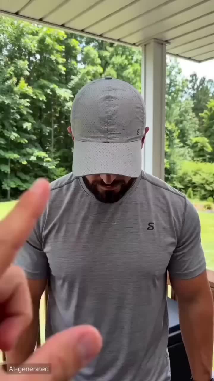 Breathable Cool Perforated Baseball Cap | Lightweight Sun Protection Hat