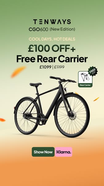 Save £100 + Free Rear Carrier