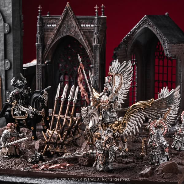 Winged Hussar Magnetic Figure
