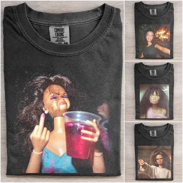 Funny Doll Tees.