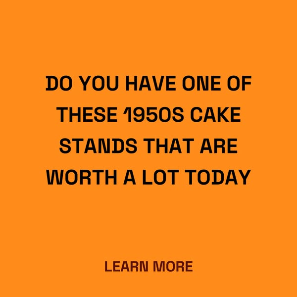 Vintage 1950s Cake Stands: Collectible Treasures