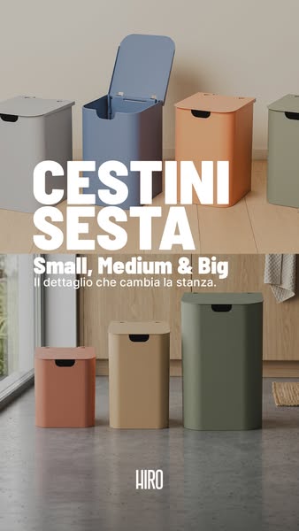 10% su tutta la linea Sesta: Il cestino che non nascondi!