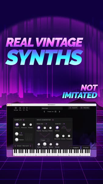 True 80s tone, straight from hardware