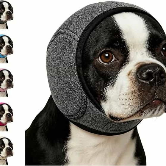 Calming Dog Ear Wrap | Noise-Reducing Ear Protection for Grooming, Bathing & Fireworks
