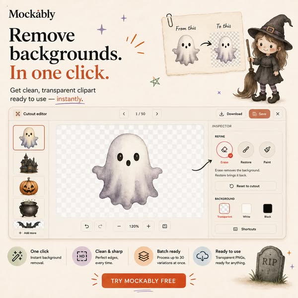Remove Backgrounds in One Click